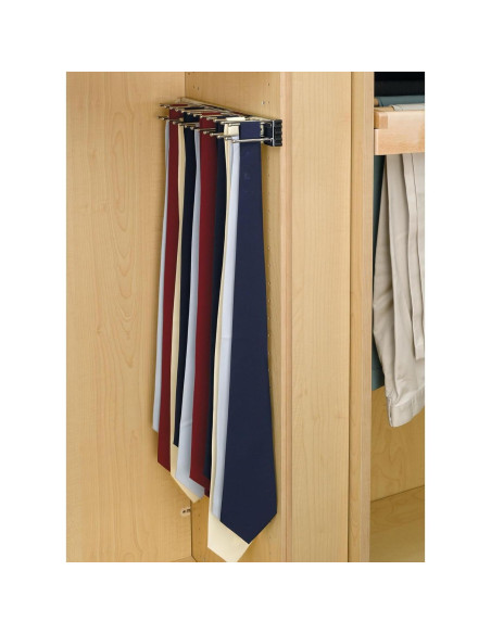 Soporte de Corbatas y Cinturones Rev-A-Shelf 35.56 cm Cromado