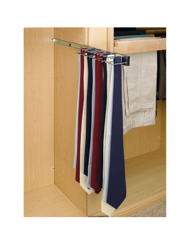 Soporte de Corbatas y Cinturones Rev-A-Shelf 35.56 cm Cromado