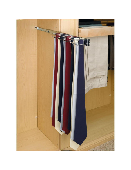 Soporte de Corbatas y Cinturones Rev-A-Shelf 35.56 cm Cromado