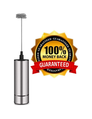 Espumador de Leche Eléctrico Basecent 350ml Acero Inoxidable