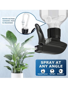 Botella de Spray Veco 10oz 2 Paquete con Boquilla Ajustable 2