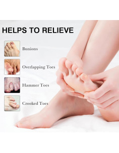 Separadores de Dedos HLOES para Juanetes y Fascitis Plantar 2