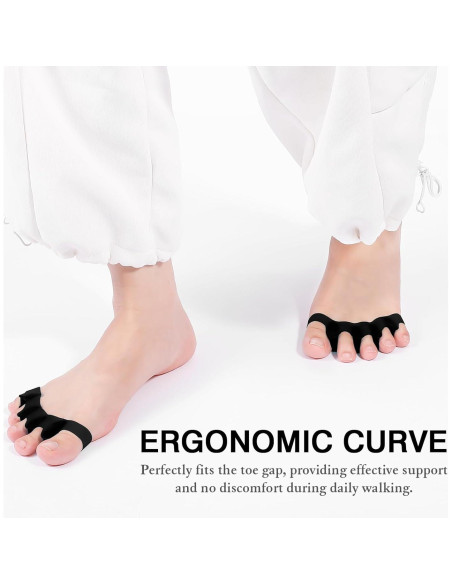 Separadores de Dedos HLOES para Juanetes y Fascitis Plantar