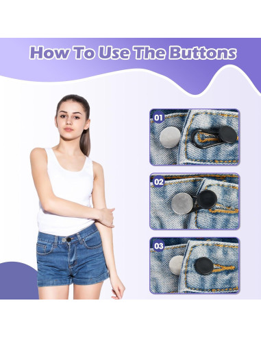 Extensores de Cintura KING MOUNTAIN 12-Pack para Pantalones