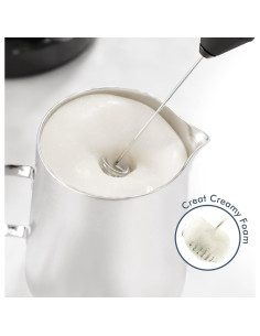 Batidor de Leche New England Stories MF-BLACK-YJ-2 Negro 2