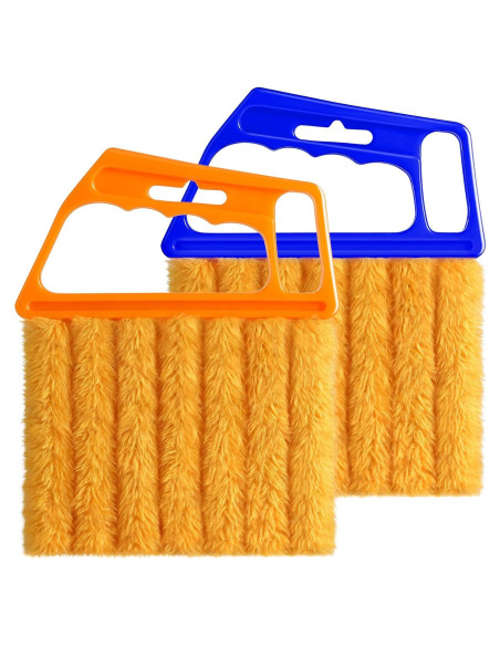 Limpiador de Persianas Qilxziy 2 Pcs Microfibra Lavable