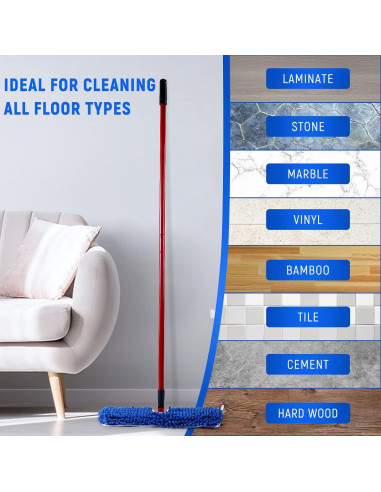 Recambios de Mopa de Microfibra Strengthmix - 4 Piezas