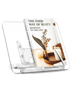 Soporte de Libro Acrílico UPERGO Ajustable 29x20.8cm