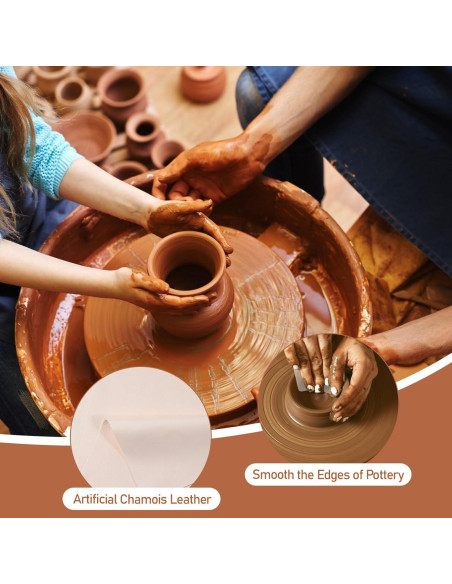 10 Piezas Chamois Cerámica Thinp 20x20 cm Beige