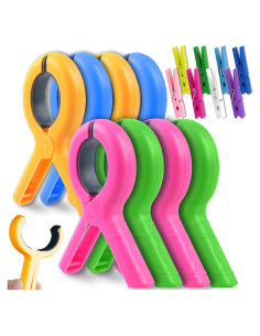 Clips para Toallas de Playa TXGSDXS 16 Piezas Multicolor