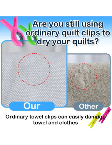 Clips para Toallas de Playa TXGSDXS 16 Piezas Multicolor