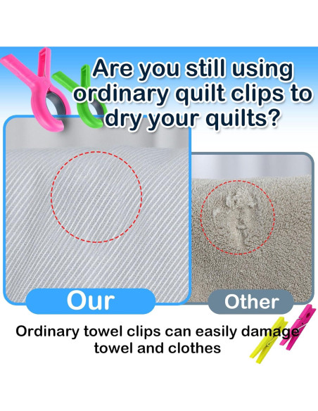 Clips para Toallas de Playa TXGSDXS 16 Piezas Multicolor