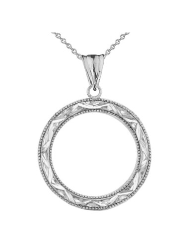 Colgante de Charm Círculo de la Vida Plata Esterlina 45.72 cm