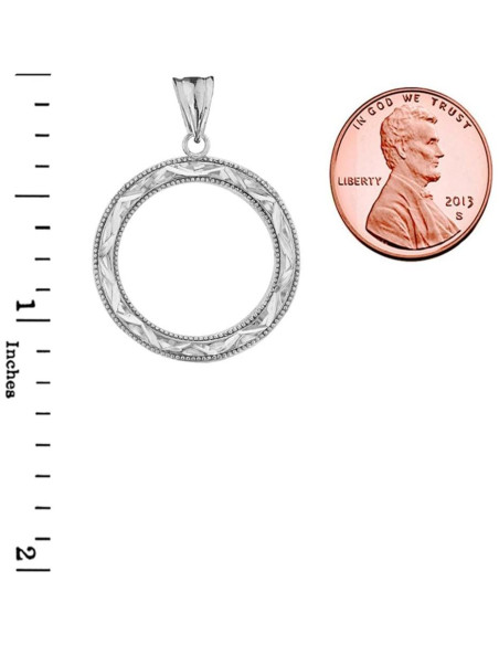 Colgante de Charm Círculo de la Vida Plata Esterlina 45.72 cm