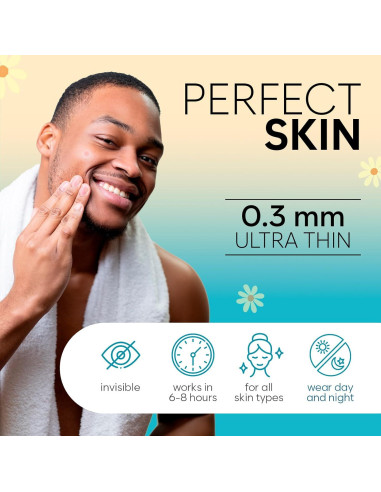 Parche Hidrocoloide para Espinillas Bloomora - 128 Piezas