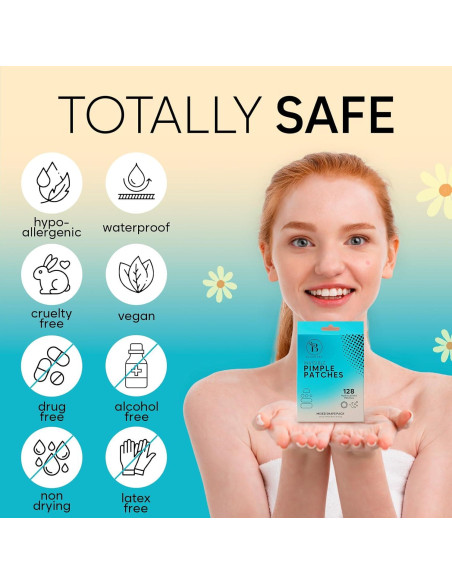 Parche Hidrocoloide para Espinillas Bloomora - 128 Piezas Parche Hidrocoloide para Espinillas Bloomora - 128 Piezas