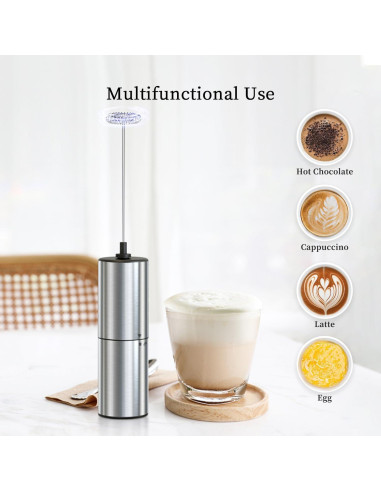 Espumador de Leche Eléctrico ELMWAY KJBQ-9 Acero Inoxidable