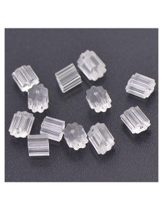 Cojinetes de Aretes de Silicona Meniala - 200 Tapones Hipoalergénicos