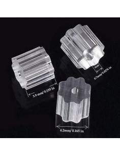 Cojinetes de Aretes de Silicona Meniala - 200 Tapones Hipoalergénicos 2