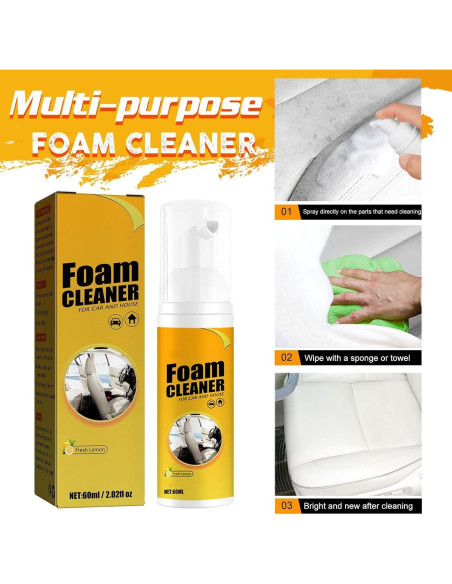 Limpiador de Espuma Multifuncional 100ml - MICROBUS (2PCS)