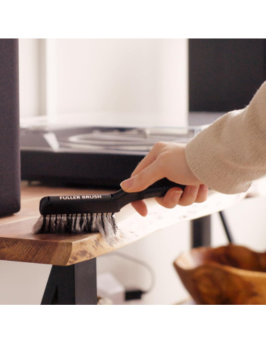 Juego de Cepillos para Polvo Electrónicos Fuller Brush - Duster Doble Extremo con Microfibra y Pelo de Cabra