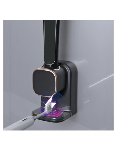 Dispensador Automático de Pasta de Dientes Genérico Negro