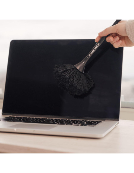 Juego de Cepillos para Polvo Electrónicos Fuller Brush - Duster Doble Extremo con Microfibra y Pelo de Cabra