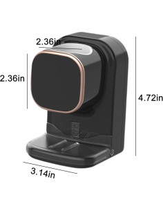 Dispensador Automático de Pasta de Dientes Genérico Negro 2