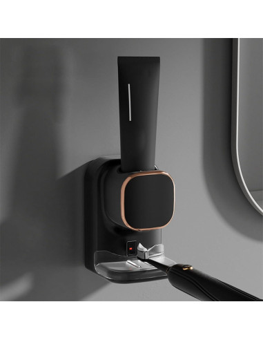 Dispensador Automático de Pasta de Dientes Genérico Negro