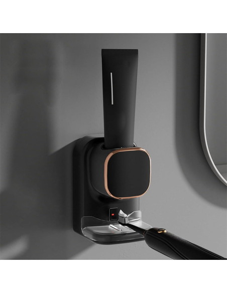 Dispensador Automático de Pasta de Dientes Genérico Negro