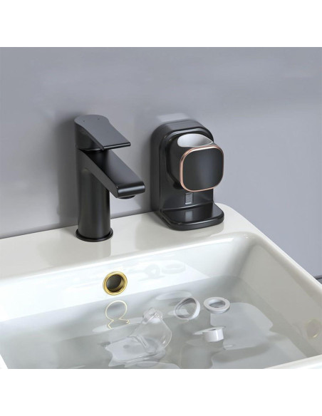 Dispensador Automático de Pasta de Dientes Genérico Negro