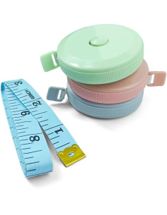 Paquete de 4 Cintas Métricas Genérico 152.4 cm para Costura 2