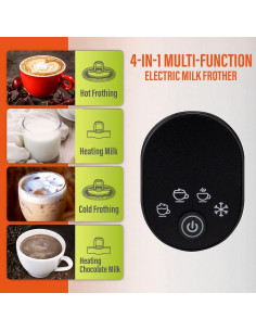 Espumador de Leche Eléctrico Puldoum 350ml 4 en 1 Automático 2