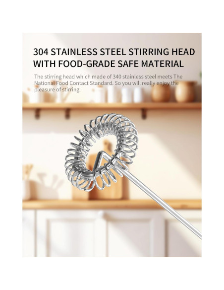 Espumador de Leche CIRCLE JOY Recargable USB Negro 5W Espumador de Leche CIRCLE JOY Recargable USB Negro 5W