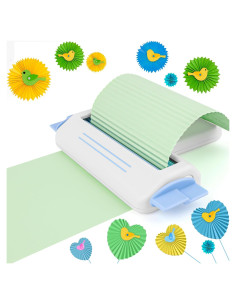 Crimpadora de Papel Anglekai para Manualidades DIY Blanca