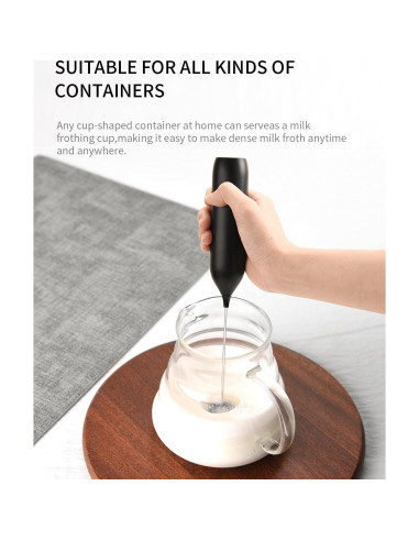 Espumador de Leche CIRCLE JOY Recargable USB Negro 5W