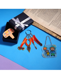 Kit de Llaveros Retráctiles 132 PCS Ayfjovs - Manualidades DIY 2