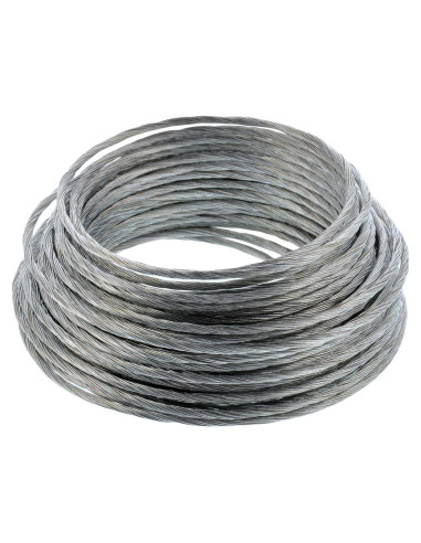 Cable de Acero Inoxidable Hillman 7.62 m Soporta 13.6 kg