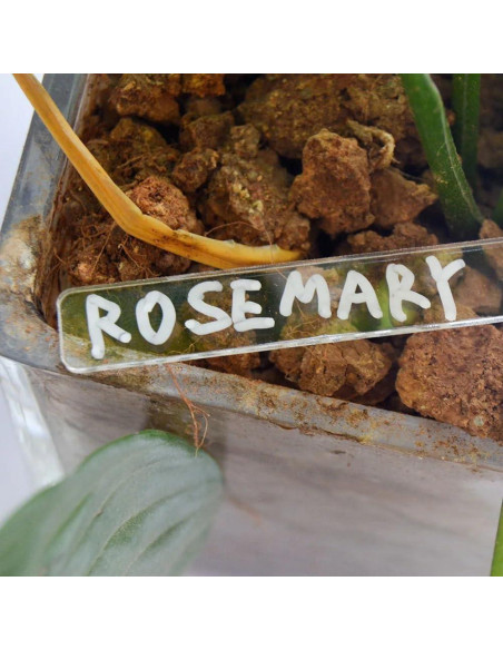 50 Etiquetas de Identificación de Suelo Acrílicas Esowemsn 12cm