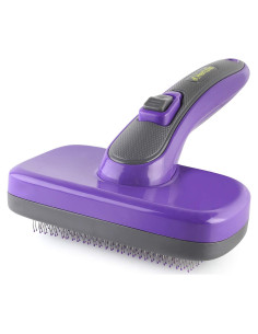 Cepillo Slicker Autolimpiante Hertzko para Perros y Gatos