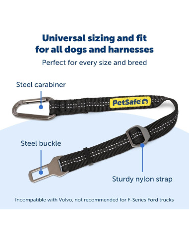 Correa de Seguridad para Mascotas PetSafe - Ajustable 38-56 cm