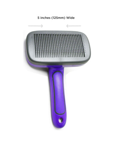 Cepillo Slicker Autolimpiante Hertzko para Perros y Gatos