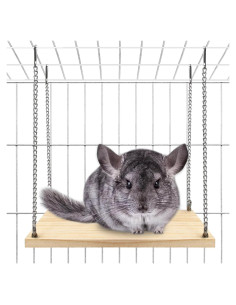 Juguetes Colgantes para Chinchillas Jevnd - Madera Secada al Horno