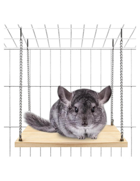 Juguetes Colgantes para Chinchillas Jevnd - Madera Secada al Horno