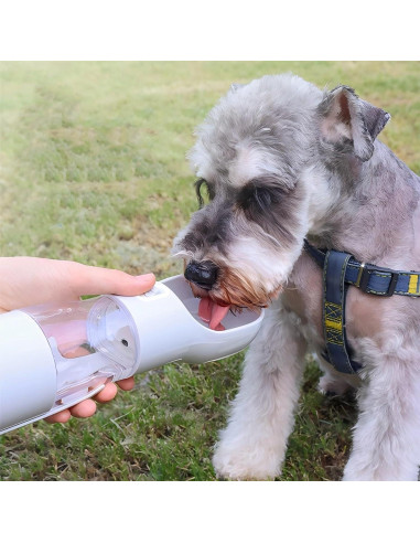 Botella de Agua 4-en-1 Seal Nest para Perros y Gatos - Portátil