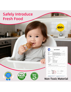 Alimentador de Frutas para Bebés Wishbird BF - Silicona BPA Free 2