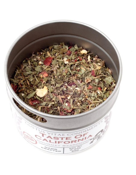 Colección de Condimentos Gourmet Sin Sal Gustus Vitae - 6 Latas Magnéticas