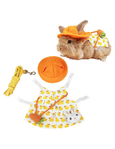 Conjunto Arnés y Correa para Conejos y Pequeñas Mascotas S