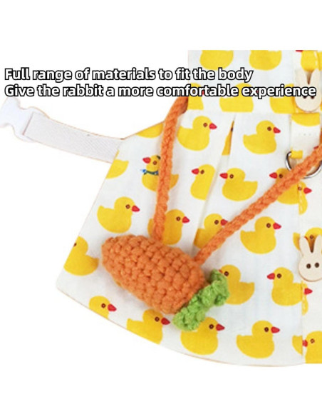 Conjunto Arnés y Correa para Conejos y Pequeñas Mascotas S