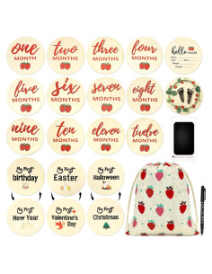 Juego de Discos de Hitos Mensuales EccoDen - 12 Tarjetas y Cartel